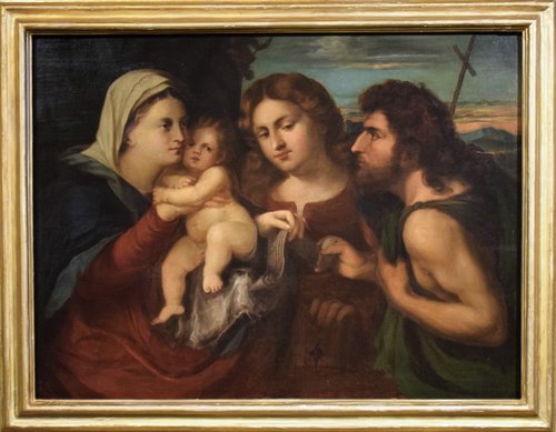 "Holy Conversation"  Venetian school of the 16th century